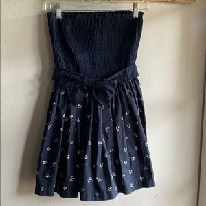 Abercrombie & Fitch Navy Anchor Dress